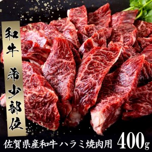【件数限定】希少部位　佐賀県産和牛ハラミ焼肉用　400g	