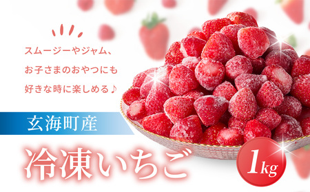 平川いちご農園 玄海町産 冷凍いちご 1kg[A182]