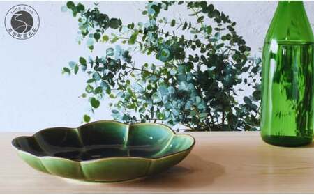 有田焼 織部釉縁錆変形パスタ・カレー皿[ARITAYAKI-STORE]食器 うつわ 高級食器 プレート ハンドメイド お洒落 和食器 A24-95