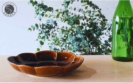 有田焼 飴釉縁錆変形パスタ・カレー皿[ARITAYAKI-STORE]食器 うつわ 高級食器 プレート ハンドメイド お洒落 和食器 A24-96