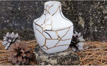 ジェレミー 花瓶 〜Gold line〜 忘れな草シリーズ A40-93