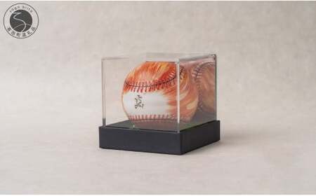 有田焼 磁器製の野球ボール。白磁球 / 火の玉ストレート [染付の器 匠]手描き オブジェ 野球 野球ボール インテリア 70000円 7万円