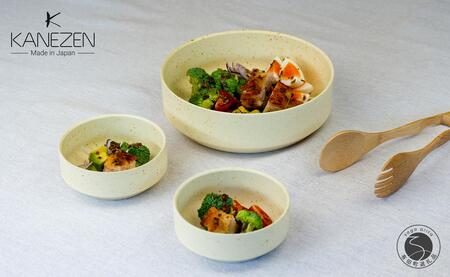 有田焼 110 190 カット ボウル 化粧土 3点 セット[金善製陶所]食器 取鉢 スタッキング 大鉢 小鉢 うつわ 3.5万円 35000円