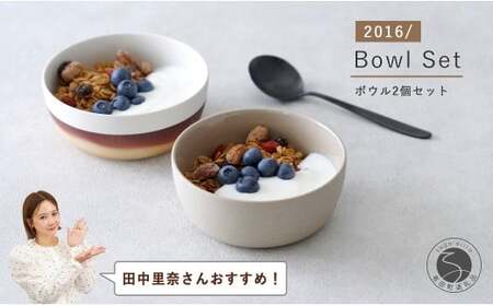 [田中里奈さんおすすめ!]有田焼 2016/ Bowl Gray Clay・Spray Color 2個 セット [2016/ オリジナル]有田焼 食器 器 うつわ シンプル モダン ボウル A26-2
