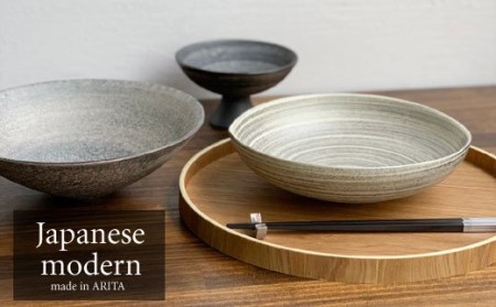 有田焼 陶悦窯 いろいろボウル 3点セット[まるふく]食器 器 うつわ 大鉢 小鉢 煮物鉢 パスタ サラダ 盛鉢 ボウル デザート 高台小鉢 食器セット モダン 5万円