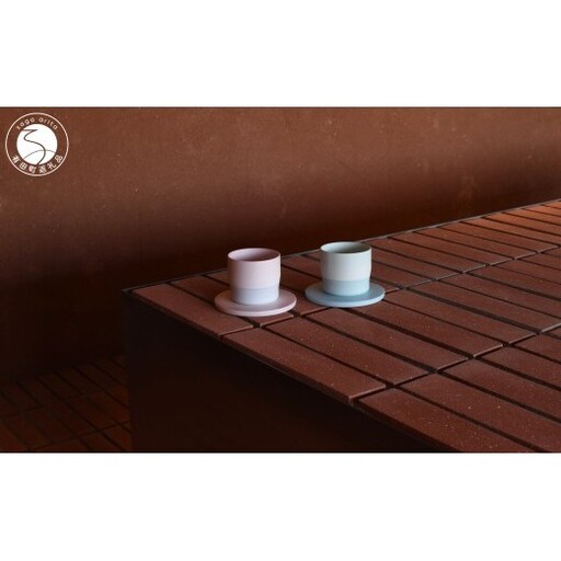 1616/ S&B Espresso Cup & Coaster Light Blue / Light Pink 2色セット【1616/arita japan】有田焼 ショルテン＆バーイングス デザイン オランダ 食器 器 うつわ カップ エスプレッソカップ パステルカラー ブルー ピンク シンプル シック モダン ギフト A35-704