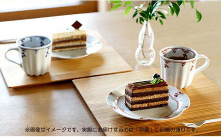 有田焼 デザート皿 & カヌレマグカップ ペアカフェセット[皓洋窯]食器 うつわ 器 皿 取皿 デザート皿 プレート マグ カップ ペア 食器セット カフェタイム 手描き かわいい ギフト 贈り物 食洗機対応