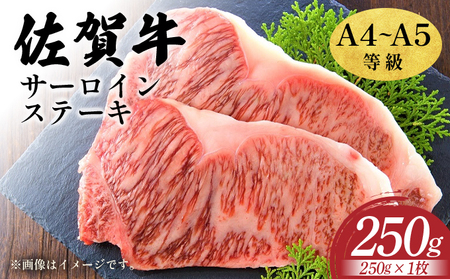 艶さし![A4〜A5]佐賀牛サーロインステーキ 250g(250g×1枚)