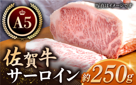 [最高級 A5ランク]佐賀牛 厚切り サーロイン ステーキ(約250g×1枚)[肉の三栄] [HAA001] 黒毛和牛 霜降り 肉 牛肉