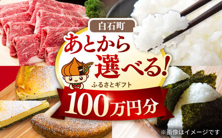 [あとから選べる]白石町ふるさとギフト 100万円分&nbsp;/ あとから寄附 あとからギフト あとからセレクト 選べる寄付 選べるギフト 寄附 100万円 1000000円 肉 米 海苔