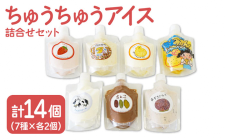 【小さいお子様にもおすすめ！】ちゅうちゅうアイス（チューブ入り）詰め合わせセット【佐賀西部コロニー白石作業所】  佐賀県 白石 [ICL004]