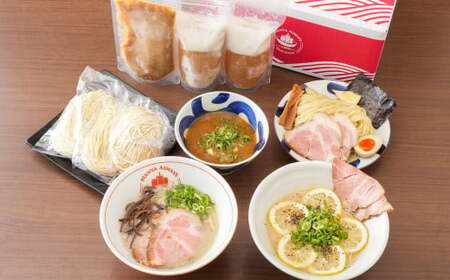 [年6回定期便(隔月配送)]とんこつラーメン 4食分 / 自家製生麺 とんこつ 豚骨 ラーメン つけ麺 レモン チャーシュー トマトつけ麺 大とろ角煮 冷凍 長崎