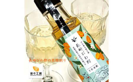 長崎びわ酢(2本)・びわ酢ゼリー(3個) セット / びわ フルーツ酢 飲む酢