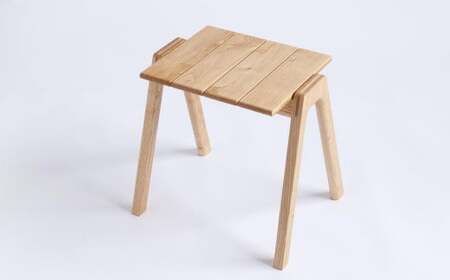 MINAZUKI STOOL (スタッキングスツール) クリ (2脚) / 家具 インテリア スツール ナイトテーブル シンプル ナチュラル 長崎県 長崎市