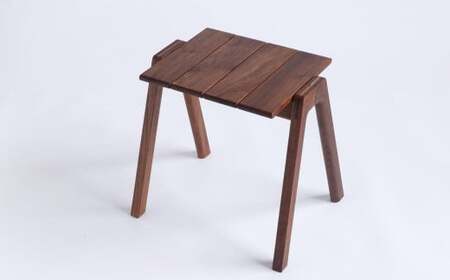 MINAZUKI STOOL (スタッキングスツール) ウォルナット (3脚) / 家具 インテリア スツール ナイトテーブル 長崎県 長崎市