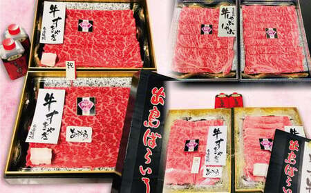 [全3回定期便]長崎和牛 出島ばらいろ レギュラータイプG / 和牛 国産 お肉 肉 牛肉 サーロイン ウデまたはモモ すき焼き しゃぶしゃぶ 長崎県 長崎市