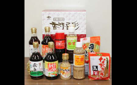 長崎うまかもんバラエティー詰合わせ 10種類 ?油 しょうゆ 出汁 だし あごつゆ かけぽん ちゃんぽんスープ ウスターソース ドレッシング 味噌 みそ 調味料 長崎 長崎ちゃんぽん