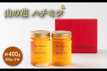 山の花 ハチミツ 200g瓶×2本セット 蜂蜜 化粧箱 長崎市/ハチミツ農園 PocoToscana