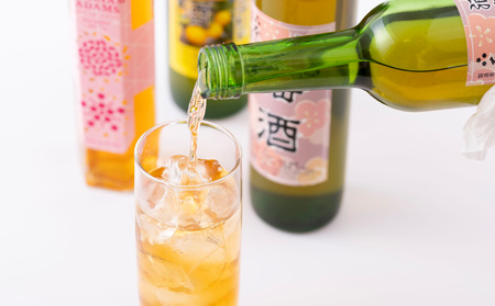 日本酒仕込みの梅酒､3種類セット