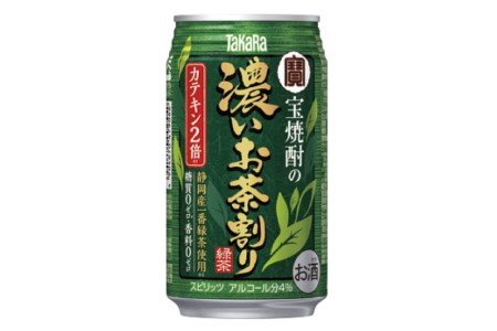 BE115宝焼酎の濃いお茶割り〜カテキン2倍〜335ml24本入