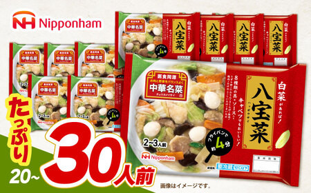 中華名菜 八宝菜 (2〜3人前) 10個セット / 中華 八宝菜 惣菜 冷蔵 簡単調理 晩御飯 フライパン調理 ワンパンメニュー / 諫早市 / 日本ハムマーケティング株式会社[AHAL020]