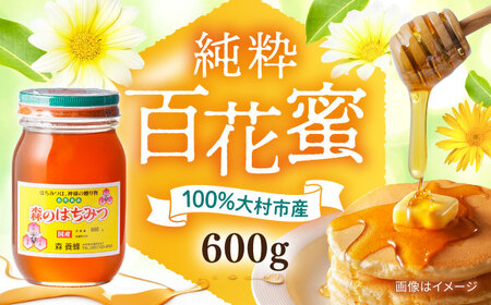 森のはちみつ 百花蜜 600g 蜂蜜 ハチミツ 大村市 三浦かんさく市[ACAE006]