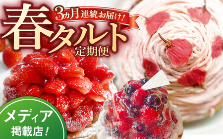 [全3回定期便]春タルト定期便[心優 -Cotoyu Sweets-][KAA409]/ 長崎 平戸 菓子 スイーツ ケーキ タルト 贈物 贈答 スイーツ ケーキ プレゼント ギフト 長崎県 平戸市 冷凍 