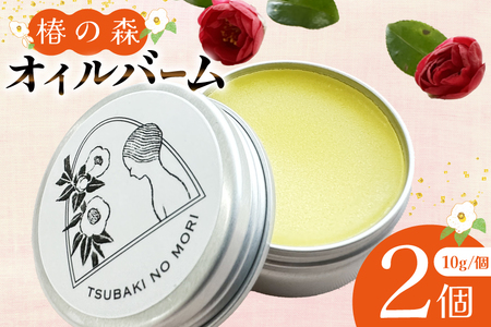 ヘアバーム バーム 髪 ヘアケア ハンドクリーム リップクリーム 椿の森オイルバーム2個 10g/個 セット [たねのわ搾油所 長崎県 平戸市 hr42bgy400183]