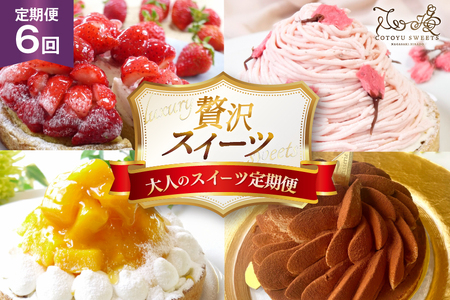 スイーツ ケーキ タルト 6種 食べ比べ 各回1ホール 6回 定期便 総計6ホール [心優-Cotoyu Sweets- 長崎県 平戸市 hr42bgy420180]