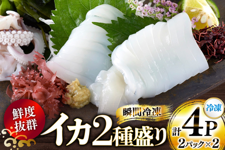 海鮮 魚介 イカ 2種盛り(胴体+ エンペラ ・ ゲソ ) [舘浦漁業 長崎県 平戸市 hr42bgy420381]