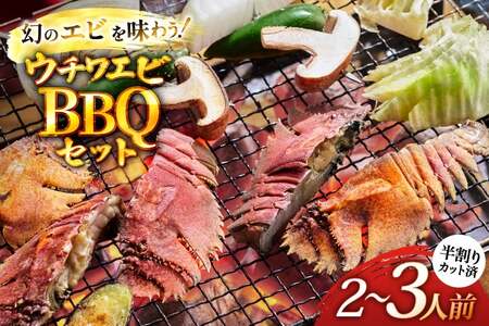 バーベキュー 海鮮 ウチワエビ BBQ セット 安心の地元 野菜付 2〜3人前 [ひらど新鮮市場 長崎県 平戸市 hr42bgy400174]