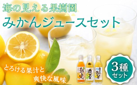 みかんジュース3本セット[善果園][KAA359]/ 長崎 平戸 飲料 ジュース 柑橘 夏香