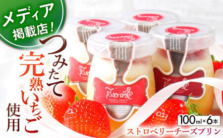 ストロベリーチーズプリン6個セット[心優 -Cotoyu Sweets-][KAA305]/ 長崎 平戸 菓子 スイーツ ケーキ タルト 贈物 贈答 スイーツ ケーキ タルト プレゼント ギフト 長崎県 平戸市 冷凍 