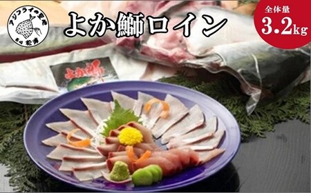 【D0-025】「よか鰤ロイン」柵どり済で扱いやすさ抜群!刺身、煮る、焼きが簡単!!