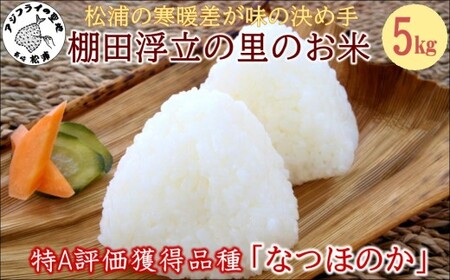 [令和7年産米]松浦の寒暖差が味の決め手!特A評価獲得の品種「なつほのか」棚田浮立の里のお米5kg( コメ 米 なつほのか 白米 精米 国産 送料無料 )
