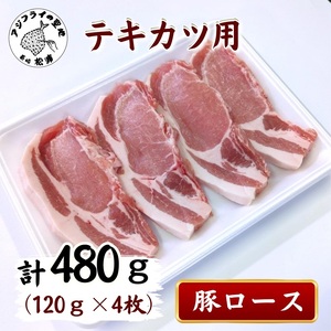 長崎県産豚ロース テキカツ用 120g×4枚