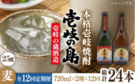 【全12回定期便】壱岐の島 伝匠 と 壱岐の島 25度 720ml 2本入りセット 《壱岐市》【天下御免】[JDB233]