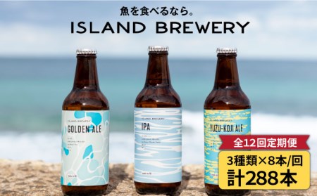 [全12回 定期便 ]クラフトビール 地ビール 24本詰め合わせ(3種類×8本)[ISLAND BREWERY] [ 壱岐市 ][JED032] クラフトビール定期便 クラフトビール定期便 クラフトビール定期便