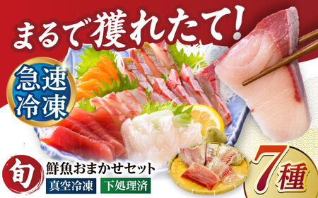 [下処理済]超速冷凍鮮魚7種(5種+焼物用2種)五島市/金沢鮮魚[PEP068]魚 鮮魚 鮮魚ボックス