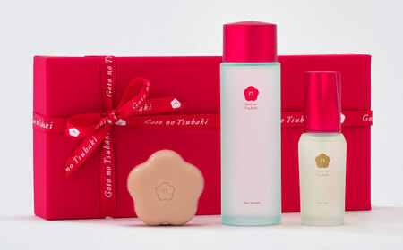 [リボン付き]五島の椿 スペシャルギフトボックスW(3点セット)五島市/五島の椿