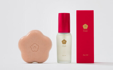 五島の椿・椿酵母せっけん 110g&椿酵母オイルW 40mL 五島市/五島の椿