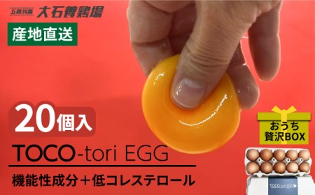 [黄身がつかめる!ブランド卵]TOCO-tori EGG おうち贅沢ボックス 卵 20個入 高級卵 たまご 五島市 / 五島列島大石養鶏場 [PFQ002] 卵 鶏卵 たまご タマゴ 玉子 卵 鶏卵 たまご タマゴ 玉子 卵 鶏卵 たまご タマゴ 玉子 卵 鶏卵 たまご タマゴ 玉子 卵 鶏卵 たまご タマゴ 玉子