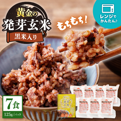 期間限定価格 パックご飯 玄米 125g×7食 [CGV0001] 米