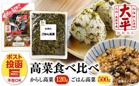 高菜漬け 食べ比べ セット 620g [SAK008] 高菜