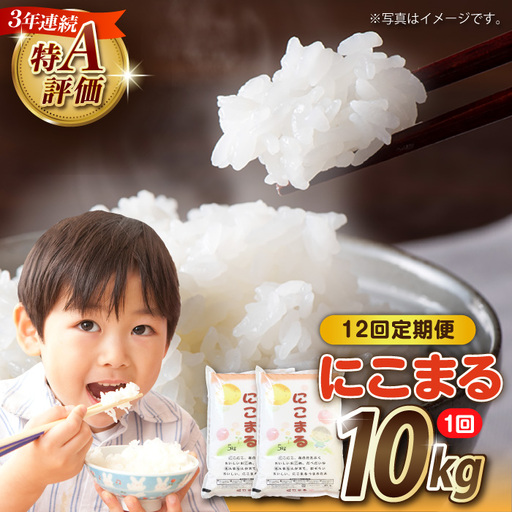 【12回定期便】長崎県産 精米 にこまる 10kg(5kg×2袋)総計120kg / 米 お米 こめ コメ 精米 / 南島原市 / 大松屋商店[SDR016]
