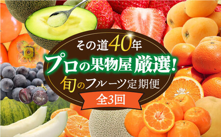 【3回コース】果物屋が選ぶ旬のフルーツ定期便 いちご メロン びわ みかん 梨 柿 など / 南島原市 / 贅沢宝庫[SDZ024] / フルーツ定期便・果物定期便・フルーツ ギフト・果物 ギフト フルーツ 盛り合わせ・果物 盛り合わせ・フルーツ レシピ・果物 レシピ・フルーツ ジュース・果物 ジュース