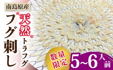[2026年3月下旬〜発送][南島原産]天然トラフグ フグ刺し(5?6人前) / ふぐ フグ とらふぐ トラフグ 刺身 河豚 ふぐ刺し / 南島原市 / ながいけ 