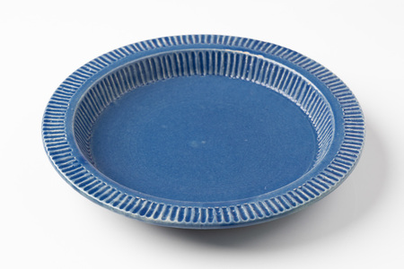 瑠璃色 皿 パスタ皿 28cm ルリ釉 [抱星窯 長崎県 東彼杵町 hs42bag390002]