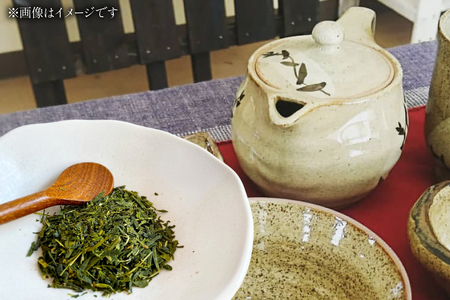 急須 緑茶 茶葉 急須 1.5号 約280ml 緑茶 100g 2袋 計200g [文珠会 障害者支援施設 常明園 長崎県 東彼杵町 hs42bag350001] 急須 お茶の葉