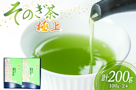茶 緑茶 新茶 そのぎ茶 (極上) 100g 2袋入り 総計200g [まるせい酒井製茶 長崎県 東彼杵町 hs42bag370009] 茶 ちゃ お茶 おちゃ 緑茶 りょくちゃ 日本茶 茶葉